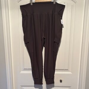 Old Navy Women's Dark Brown Cargo Joggers